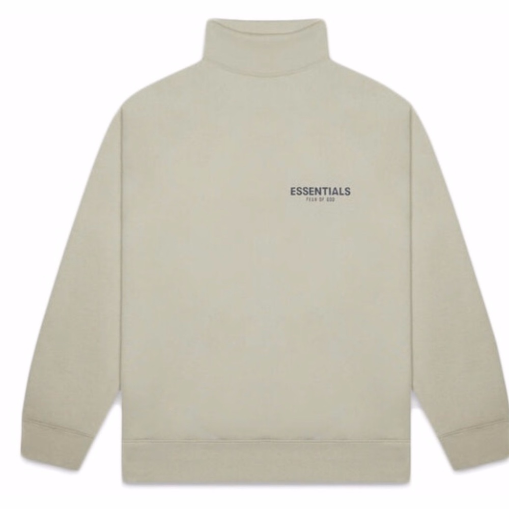 Fear Of God (FOG) Essentials Moss Mock Neck Sweat